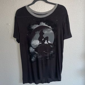 Disney little mermaid silhouette top